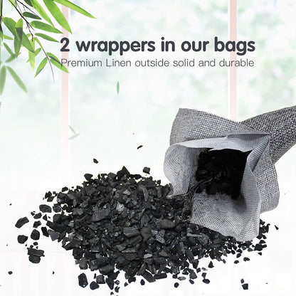 Bamboo Charcoal Air Purifying Bags (24 Pack) by HitMyNeed