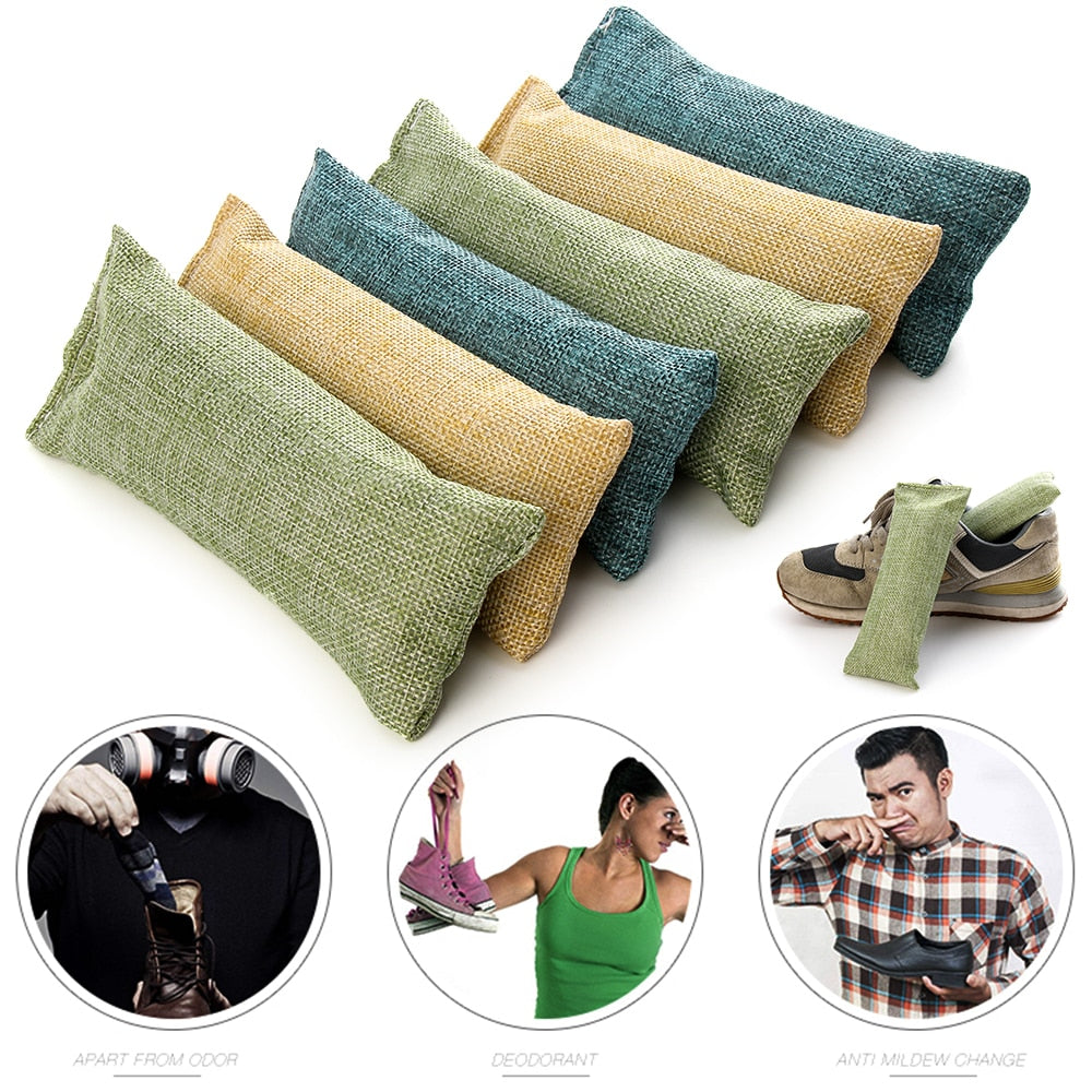 Bamboo Charcoal Deodorizer Bags (Set of 2) by HitMyNeed
