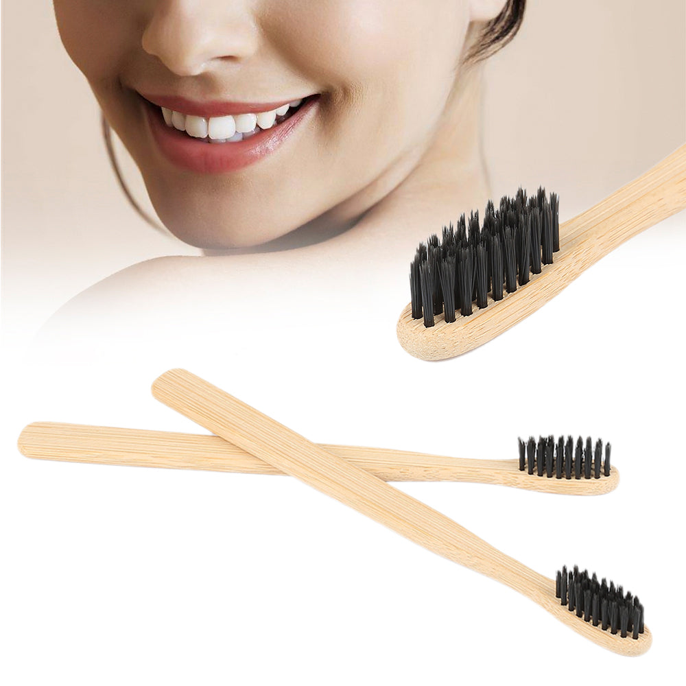 Bamboo Charcoal Infused Toothbrush for Sensitive Teeth by HitMyNeed