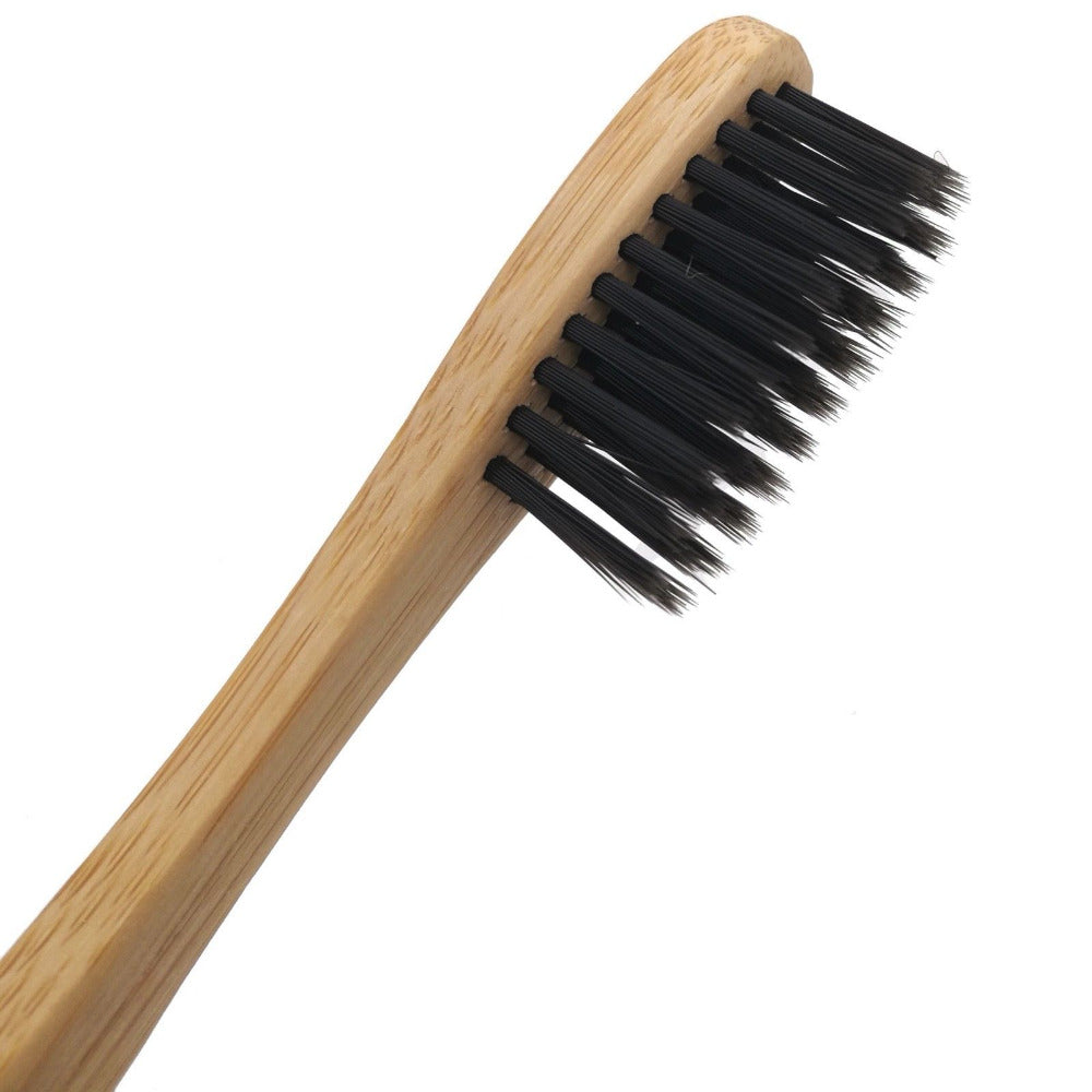 Bamboo Charcoal Infused Toothbrush for Sensitive Teeth by HitMyNeed
