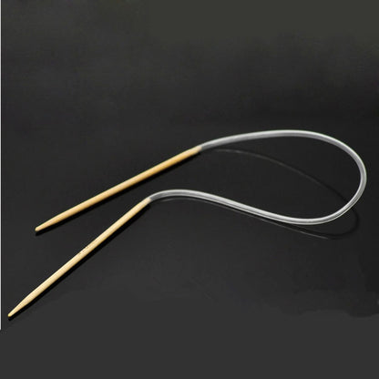 Bamboo Circular Knitting Needle DIY Tool 40cm by HitMyNeed