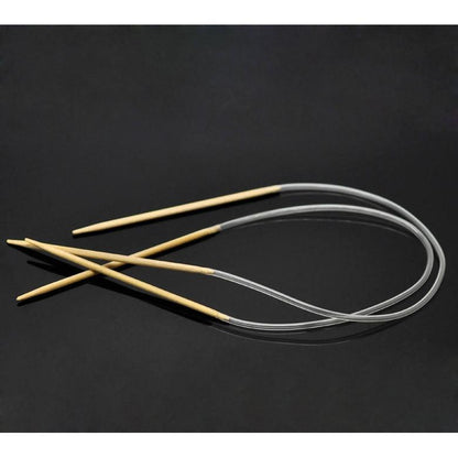 Bamboo Circular Knitting Needle DIY Tool 40cm by HitMyNeed