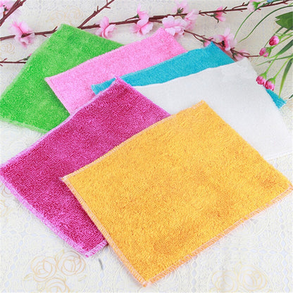 Bamboo Cleaning Cloth Rags Set (10 Pack) by HitMyNeed