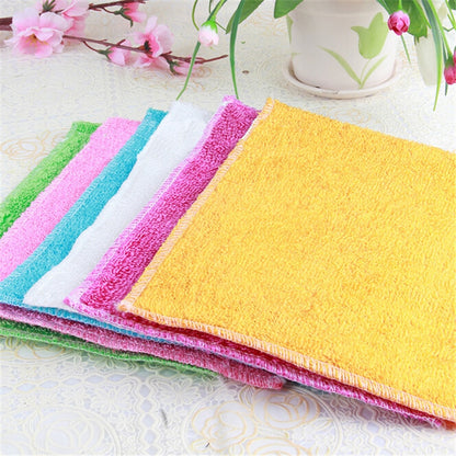 Bamboo Cleaning Cloth Rags Set (10 Pack) by HitMyNeed
