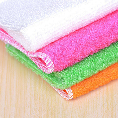 Bamboo Cleaning Cloth Rags Set (10 Pack) by HitMyNeed