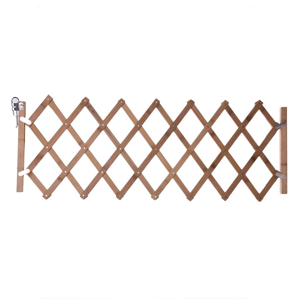 Bamboo Expandable Foldable Dog Gate 27-110 cm by HitMyNeed