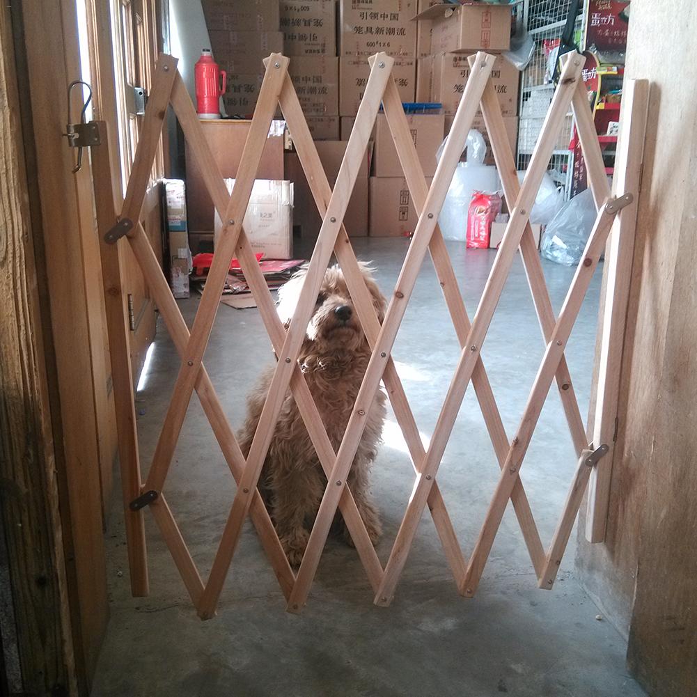 Bamboo Expandable Foldable Dog Gate 27-110 cm by HitMyNeed