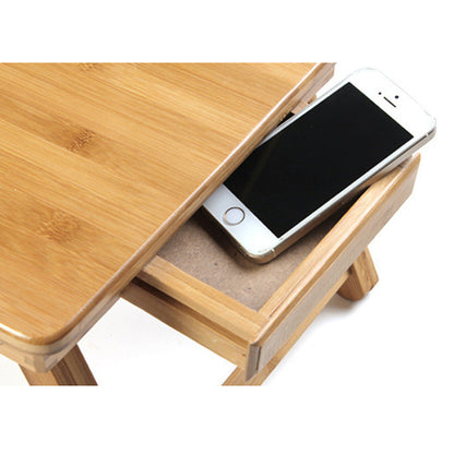 Bamboo Laptop Bed Table with USB Cooling Fans by HitMyNeed
