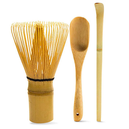 Bamboo Matcha Green Tea Whisk Set (3 Piece) by HitMyNeed