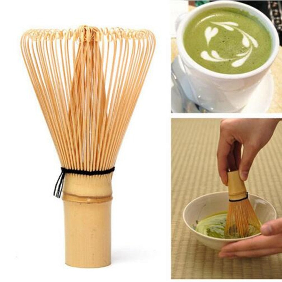 Bamboo Matcha Whisk for Tea and Powder Blending by HitMyNeed