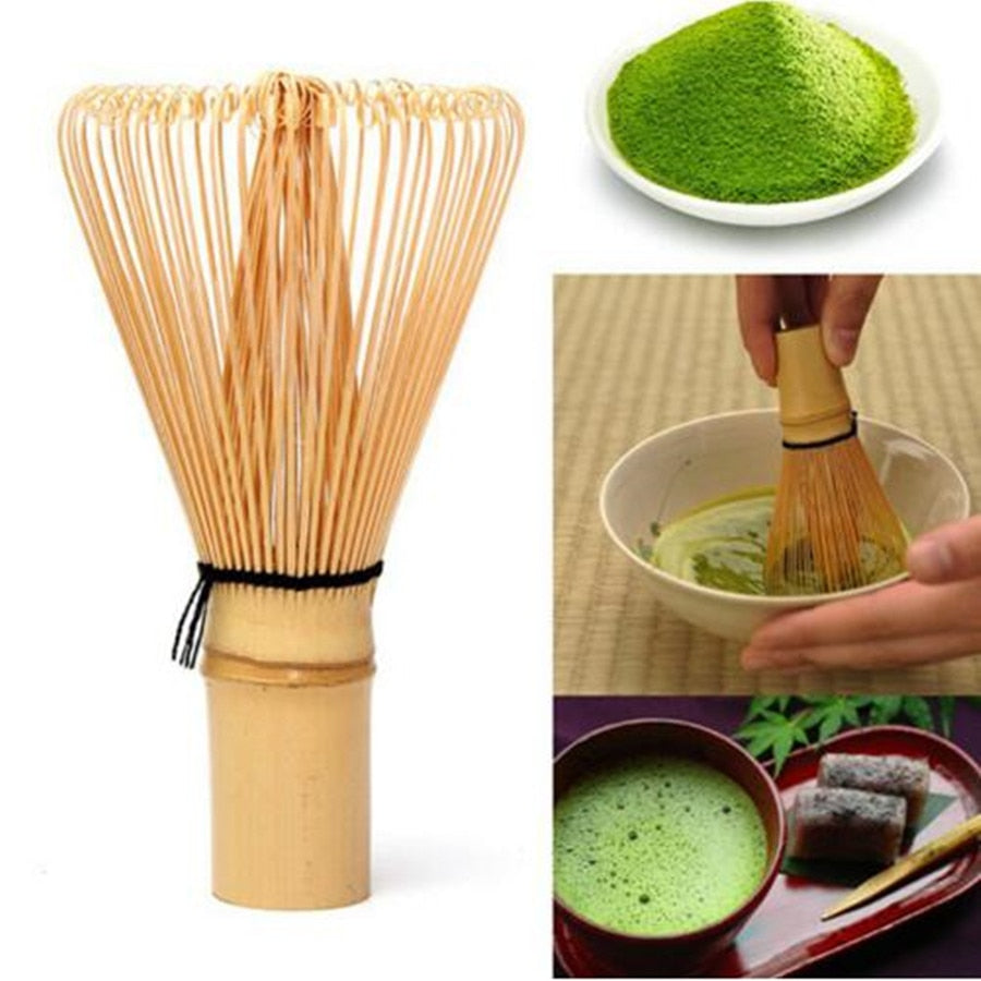 Bamboo Matcha Whisk for Tea and Powder Blending by HitMyNeed