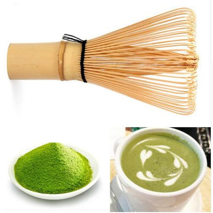Bamboo Matcha Whisk for Tea and Powder Blending by HitMyNeed