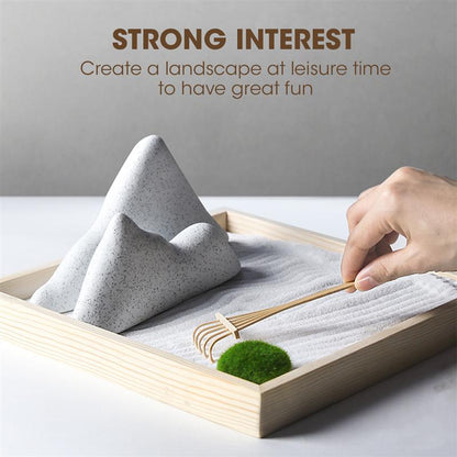 Bamboo Mini Zen Garden Rakes, 3-Piece Set by HitMyNeed