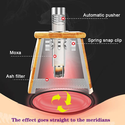 Bamboo Moxibustion Box with Moxa Stick Holder by HitMyNeed