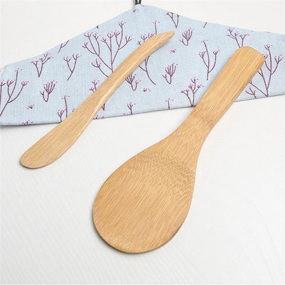 Bamboo Sushi Roller Kit with Pouch (15 Piece Set) by HitMyNeed