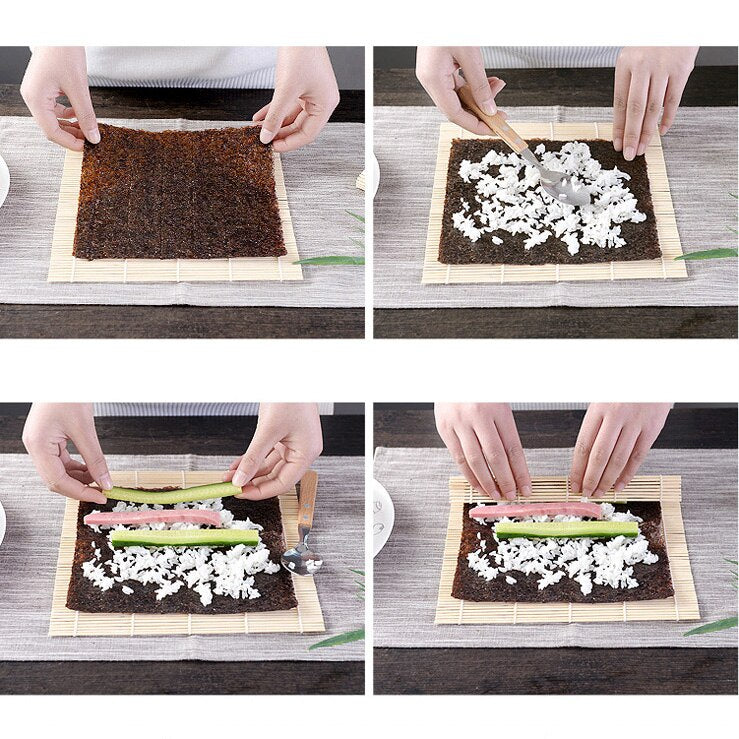 Bamboo Sushi Rolling Mat 24 x 24cm by HitMyNeed