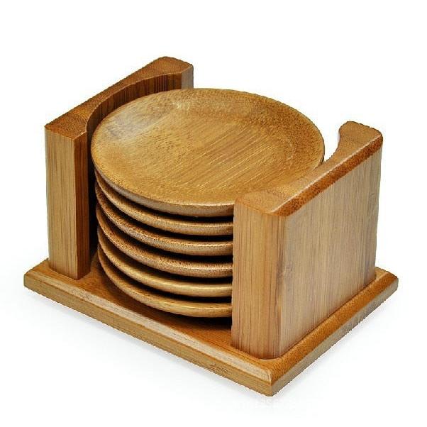 Bamboo Tea Tray with Drip Drawer by HitMyNeed
