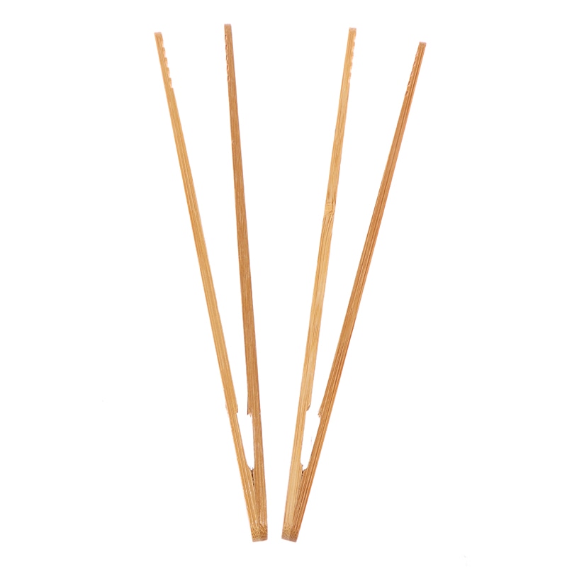 Bamboo Toaster Tongs Set, 17.7 cm (2-Pack) by HitMyNeed