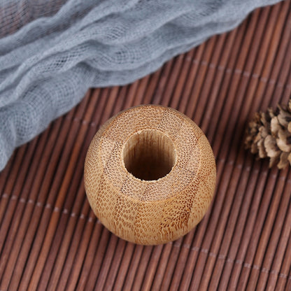 Bamboo Toothbrush Holder Wooden Stand by HitMyNeed