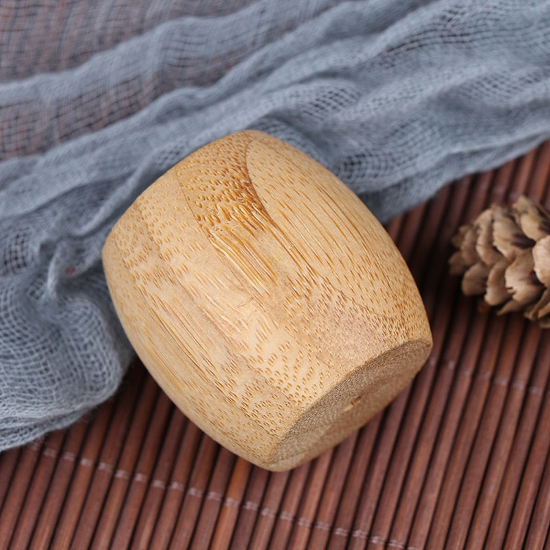 Bamboo Toothbrush Holder Wooden Stand by HitMyNeed