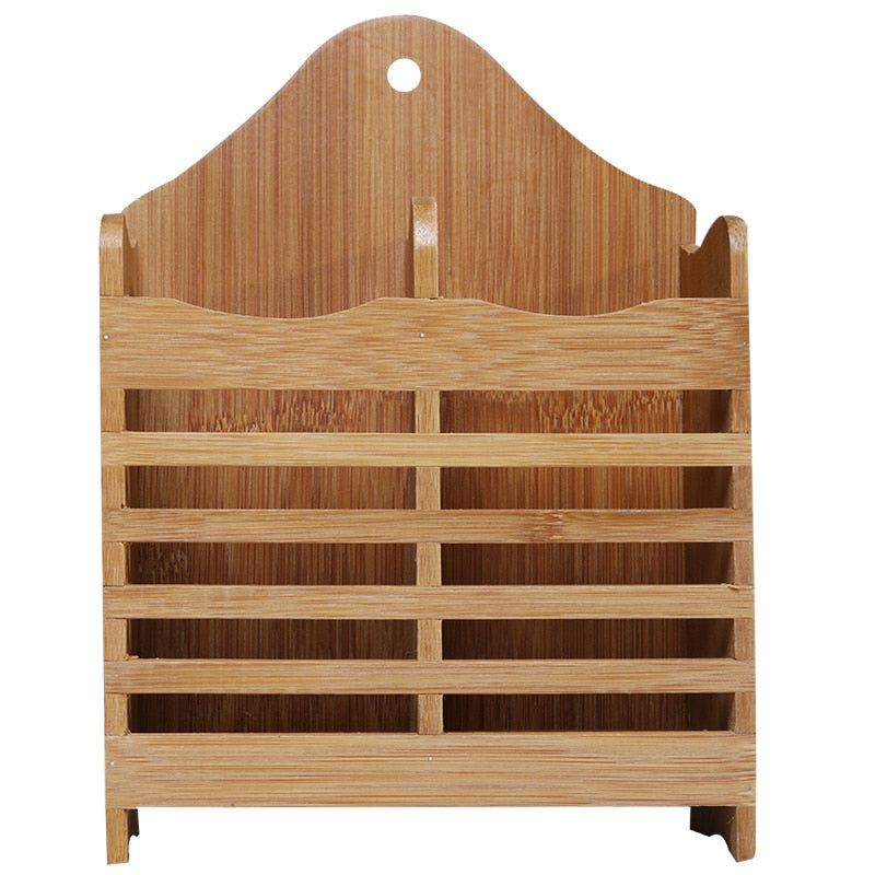 Bamboo Utensil Holder and Cutlery Organizer by HitMyNeed