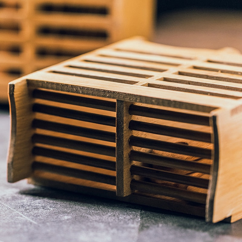 Bamboo Utensil Holder and Cutlery Organizer by HitMyNeed
