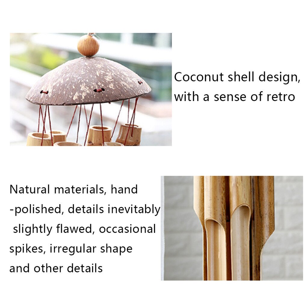 Bamboo Wind Chime for Indoor and Outdoor Décor by HitMyNeed