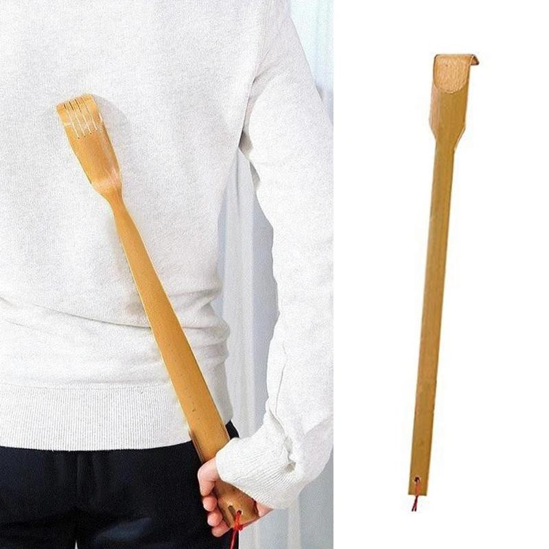 Bamboo Wood Back Scratcher with Long Handle by HitMyNeed