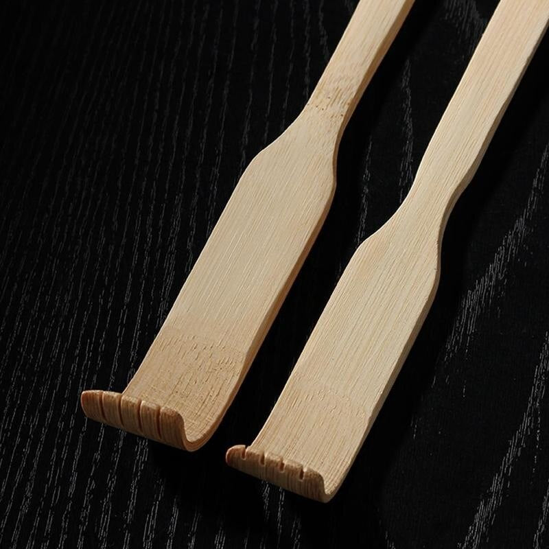 Bamboo Wood Back Scratcher with Long Handle by HitMyNeed