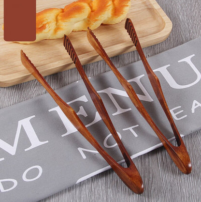 Bamboo Wood Kitchen Tongs 26.5cm by HitMyNeed