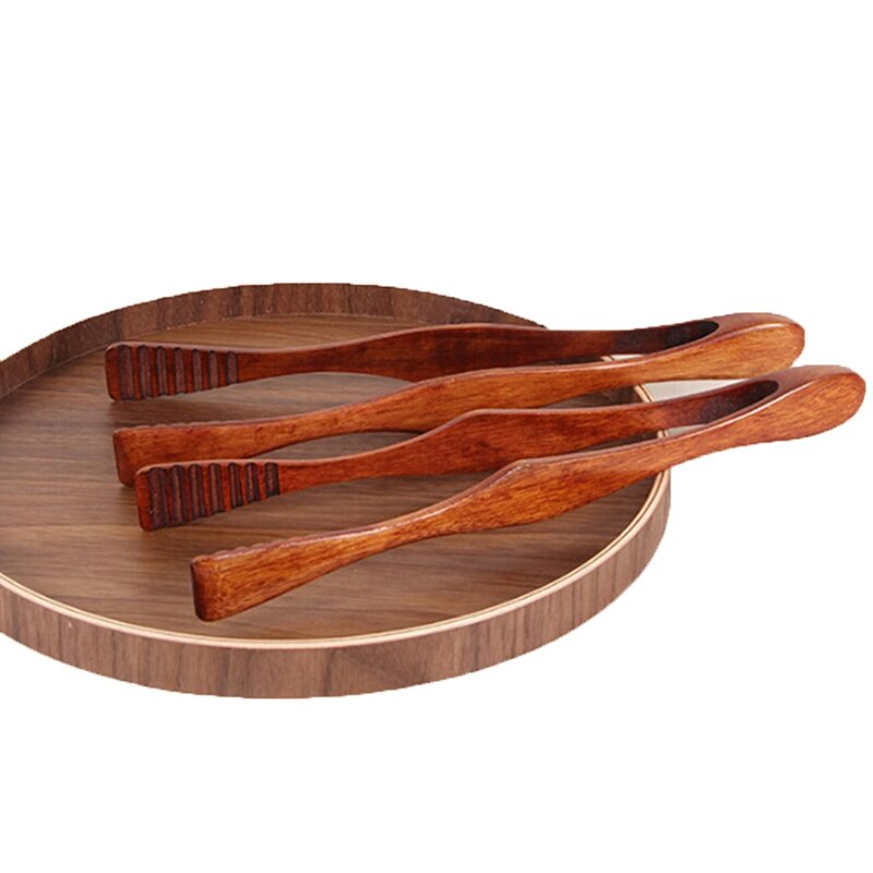 Bamboo Wood Kitchen Tongs 26.5cm by HitMyNeed