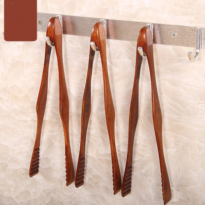 Bamboo Wood Kitchen Tongs 26.5cm by HitMyNeed