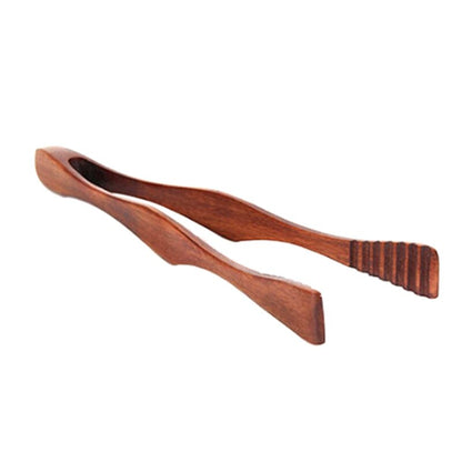 Bamboo Wood Kitchen Tongs 26.5cm by HitMyNeed
