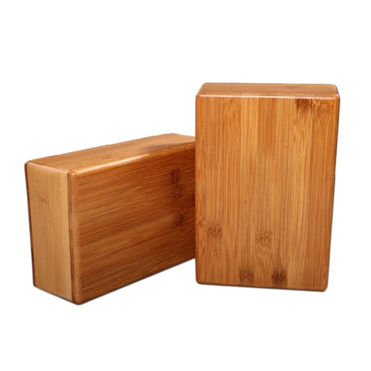 Bamboo Wood Yoga Block for Stable Support by HitMyNeed