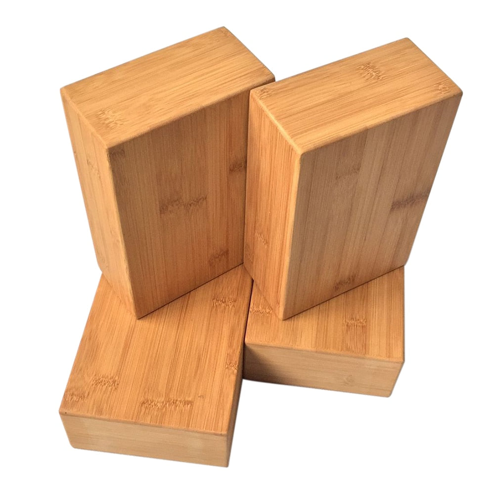 Bamboo Wood Yoga Block for Stable Support by HitMyNeed