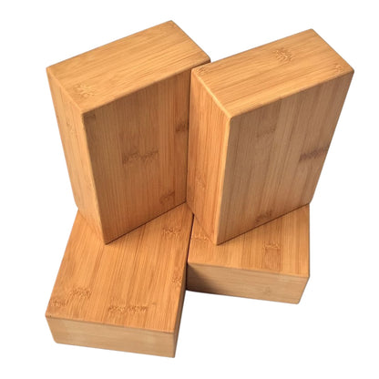 Bamboo Wood Yoga Block for Stable Support by HitMyNeed