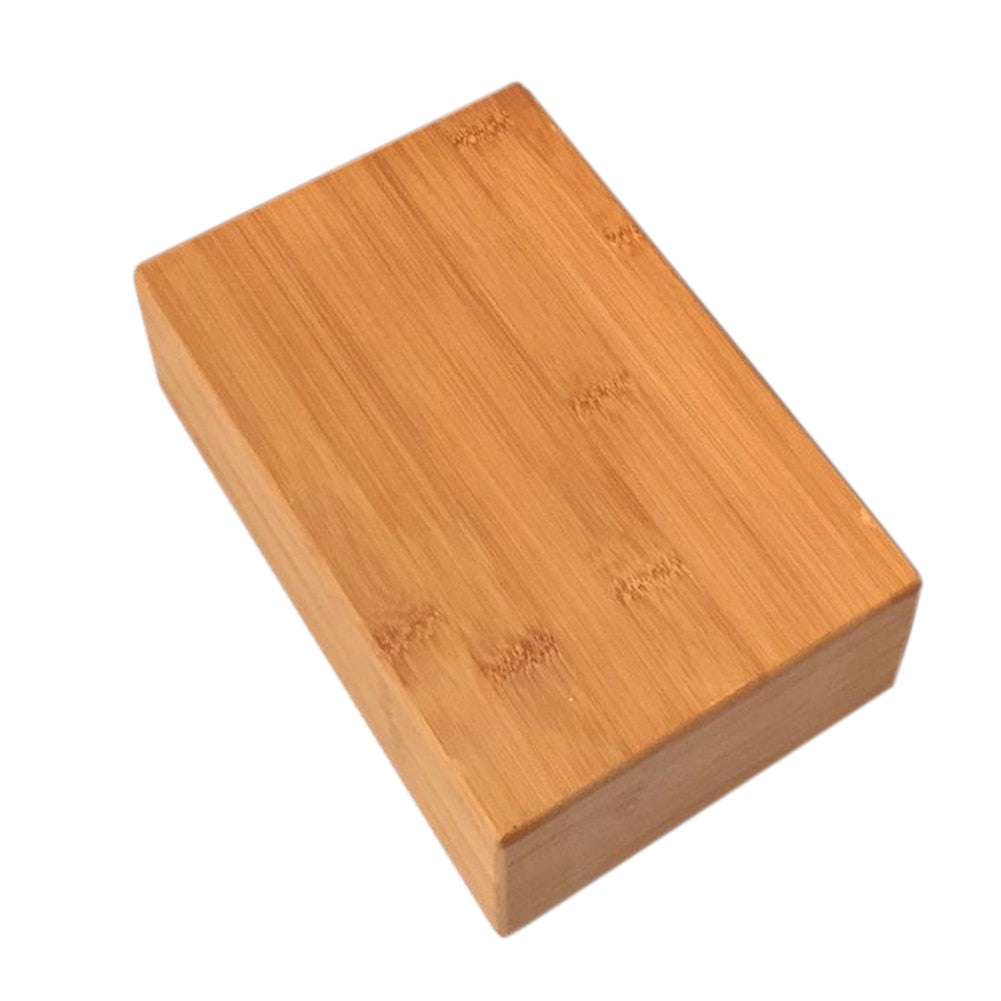 Bamboo Wood Yoga Block for Stable Support by HitMyNeed