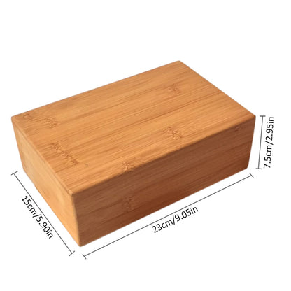 Bamboo Wood Yoga Block for Stable Support by HitMyNeed
