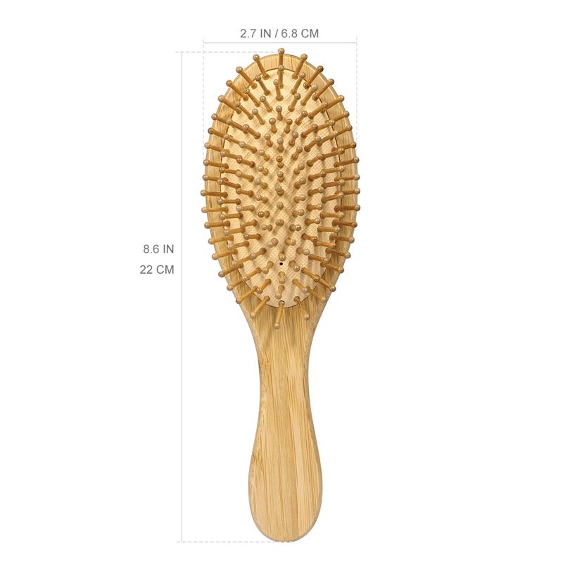 Bamboo Wooden Bristle Hair Brush by HitMyNeed