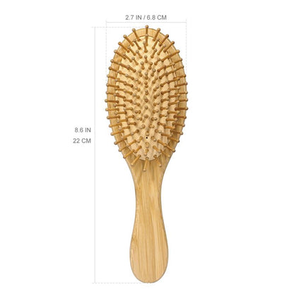 Bamboo Wooden Bristle Hair Brush by HitMyNeed