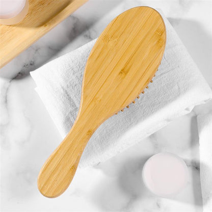 Bamboo Wooden Bristle Hair Brush by HitMyNeed