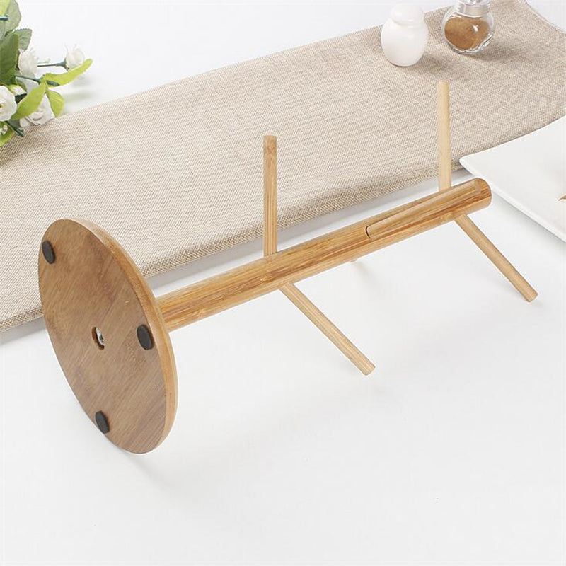 Bamboo Wooden Coffee Mug Tree Stand by HitMyNeed