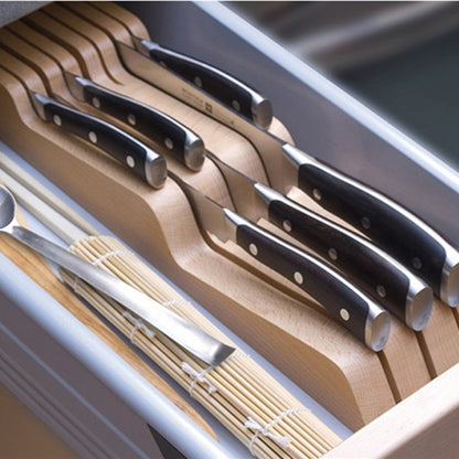 Bamboo Wooden Knife Holder for Drawer Storage by HitMyNeed