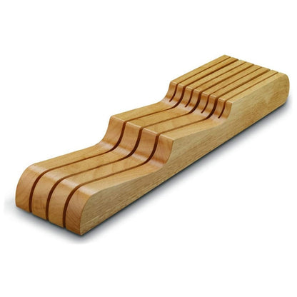Bamboo Wooden Knife Holder for Drawer Storage by HitMyNeed