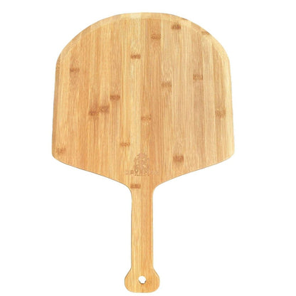 Bamboo Wooden Pizza Tray with Handle 29.5 cm by HitMyNeed