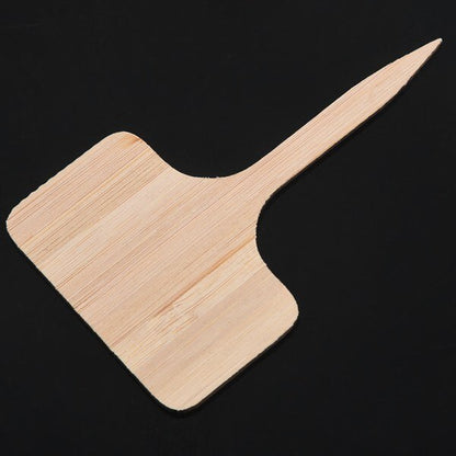 Bamboo Wooden Plant Labels Garden Tags (50 Pack) by HitMyNeed