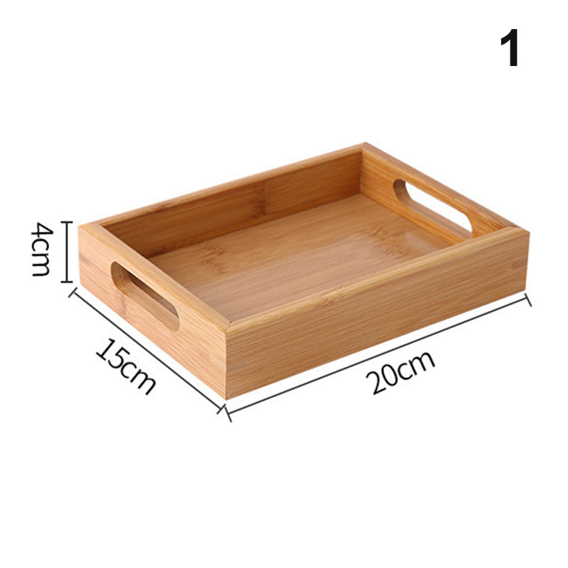 Bamboo Wooden Rectangular Serving Tray with Handles 1 by HitMyNeed