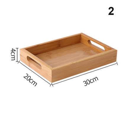 Bamboo Wooden Rectangular Serving Tray with Handles 2 by HitMyNeed