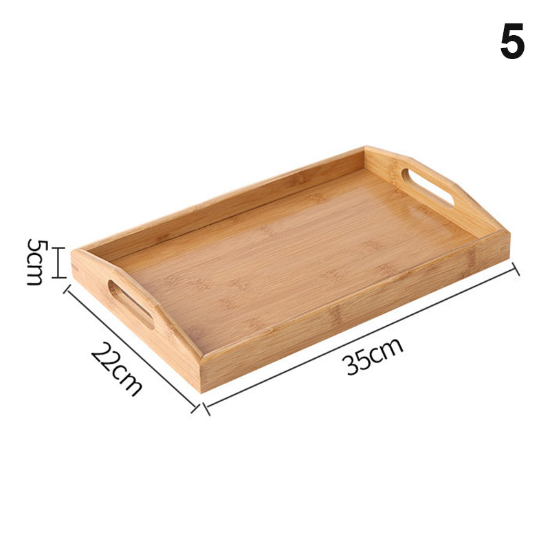 Bamboo Wooden Rectangular Serving Tray with Handles 5 by HitMyNeed