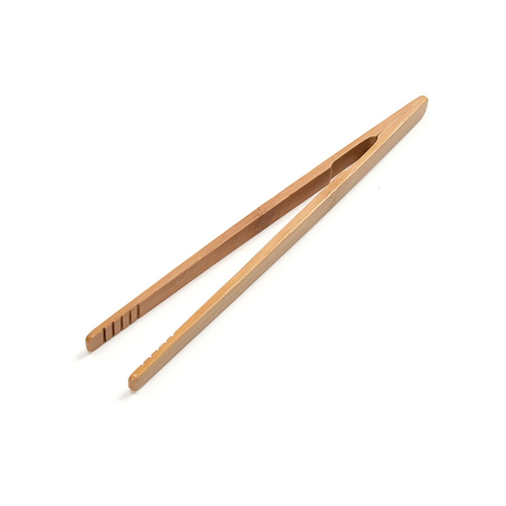 Bamboo Wooden Toaster Tongs, 2 Pack, 18cm by HitMyNeed